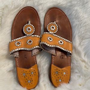Jack rogers orange size 9
